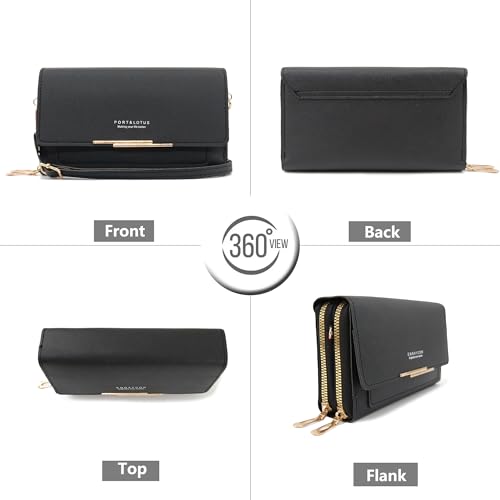 PORT&LOTUS Crossbody Handbag for Women PU Leather Bag2