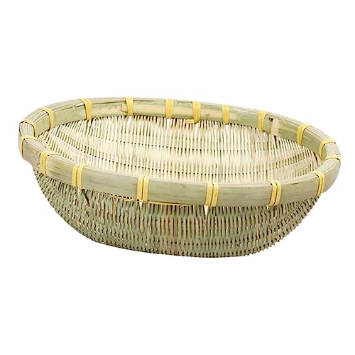 Cabilock Woven Storage Basket for Home Organization Versatile Fruit Snack and Sundries Holder for Kitchen and Office Use Design