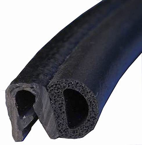 eutras Joint Profil ksd2051 Coffre en caoutchouc joint de porte - 1,0-2,0 mm Serrage - Noir - 3 m Cover
