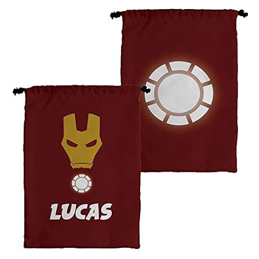 LolaPix Bolsa merienda bebé. Regalo personalizado con nombre. Varios diseños. IRON MAN | Ya disponible en tu tienda friki favorita! En mundofriki.es!