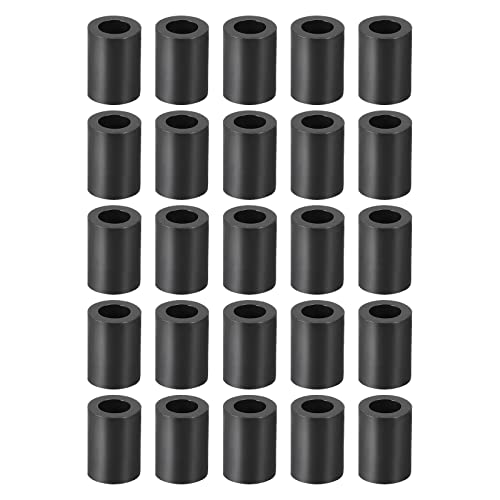 YOKIVE 300 Pcs Black Round Spacer, Not Threaded Washers with High Insulation Effect, Keep Height Consistent