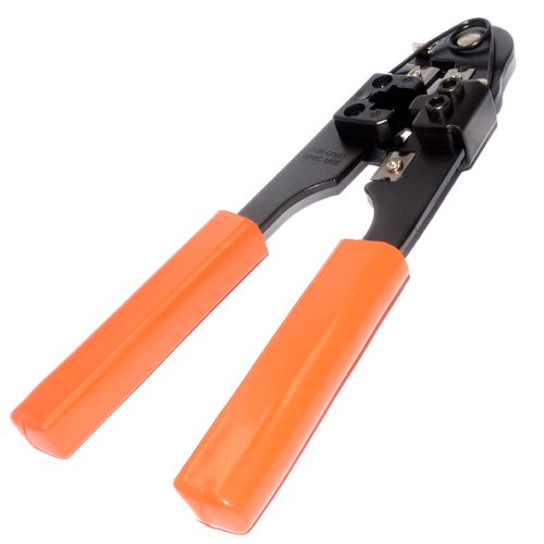 Rizador para RJ45 Modular Termina Clavijas Corte y Tira Cable Herramienta