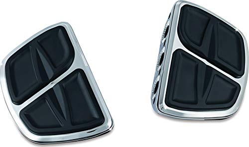 Kuryakyn 7611 Motorcycle Accessory: Kinetic Mini Board Floorboards without Adapters, Chrome, 1 Pair