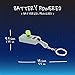 Paladone Rick and Morty Gun Ring, Light Up Key Chain, Green Inter-Dimensional Portal