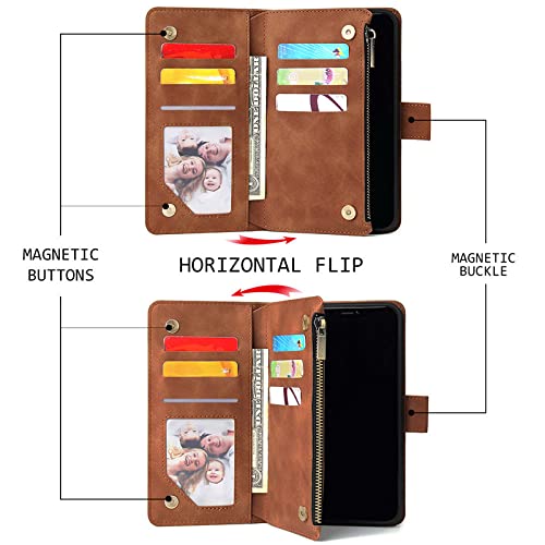Housse portefeuille Samsung A10 finition cuir rétro - 3