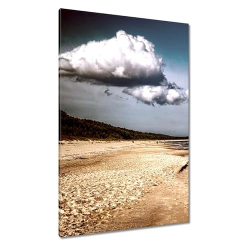 Peinture imprimée sur toile pour habiller un grand mur vide plage