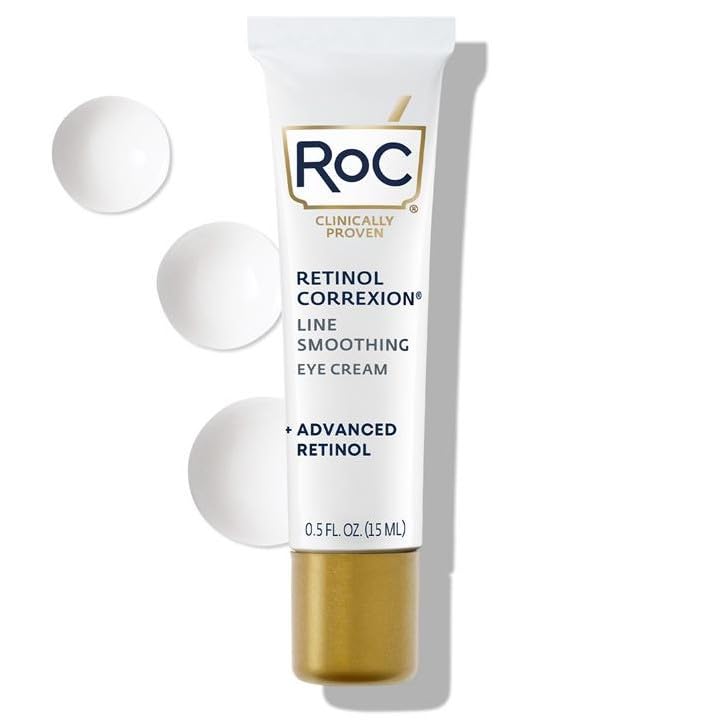 Best Eye Bag Cream for Men Over 50: 11 Products That Actually Work (According to Real Testing) 8 RoC Retinol Correxion Under Eye Cream for Dark Circles & Puffiness, Daily Wrinkle Cream, Anti Aging Skin Care Treatment Women and Men, 0.5 oz (Packaging May Vary)