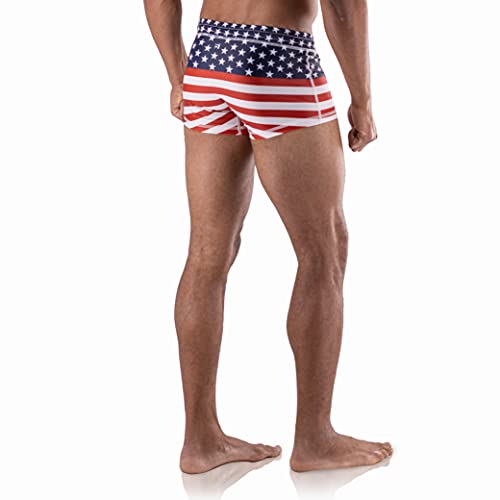 – Mens Swim Briefs Square Cut Sexy Mens Swimsuit Briefs with Pouch Swimwear Boxers for Men Mens Short Swim Trunks2