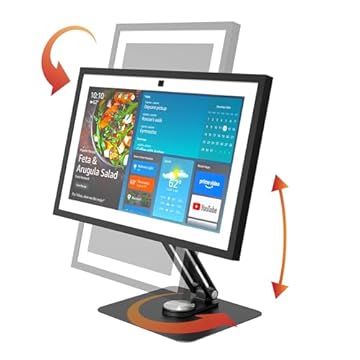 Suporte ajustável para Echo Show 15 e Echo Show 21 e monitores/monitores de até 21 polegadas