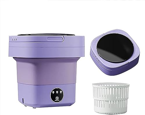MacLehose Portable Washing Machineand Dryer Combo,8L, Mini Washing Machine, Portable Washer，Foldable, For Baby Clothes, Underwear or Small Items, Camping&Travel Laundry，Apartments, Dorm
