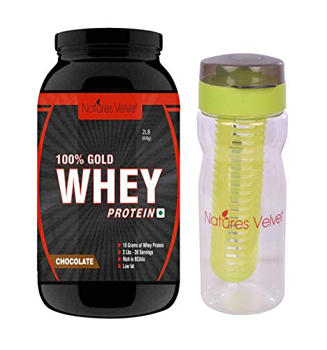 Image of Natures Velvet Lifecare Gold Standard 100% Whey, Double Rich Chocolate, 2lb with FREE Shaker