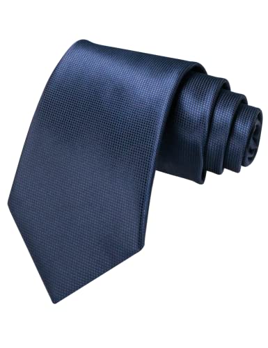 Image of JEMYGINS Solid Color Tie Mens Necktie for Business and Wedding