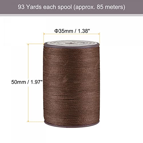Fil ciré polyester 0,65mm pour matelassage machine à coudre 90m - 3