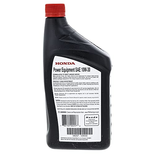 Honda 08207-10W30 Motor Oil 10W30 Qt thumb #3