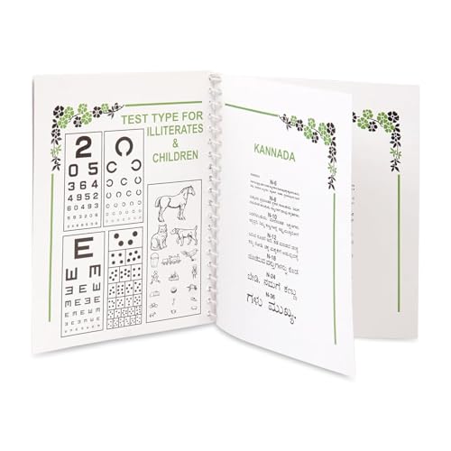 Image of Ishihara eye test chart book 38 plates for color deficeiency || adults and professionals color vision book || eye test book (ishihara book with eye vision chart & near vision book)