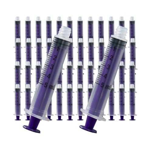 Vesco Medical ENFit Standard Tip Syringes, 5ml (Pack of 50)