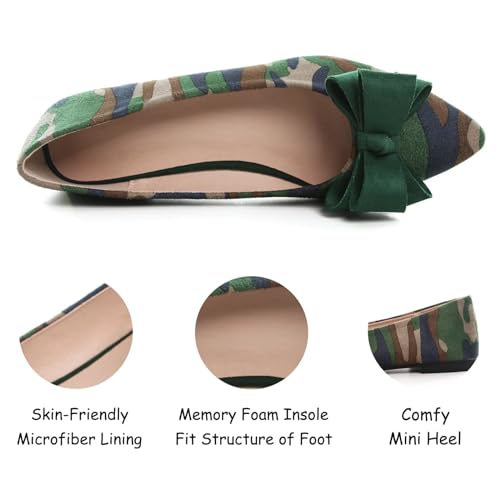 Image of SAILING LU Women's Bow-Knot Pointed Toe Ballet Flats