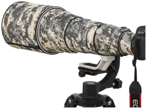 ROLANPRO Kamuflaż osłona obiektywu do Canon EF 500 mm F4 L to USM 1. generacji pokrowiec ochronny na obiektyw płaszcz przeciwdeszczowy-#UCP Camo wodoodporny