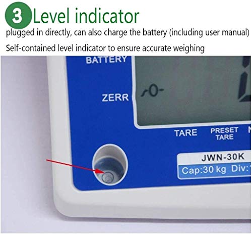 Báscula electrónica de alta precisión 30kg/1g miniatura 4