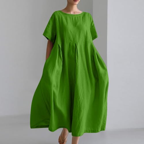 Robe décontractée ample et plissée pour un confort optimal en été - 2