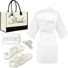Tote Bag+bride Bag+robe+clip+slipper