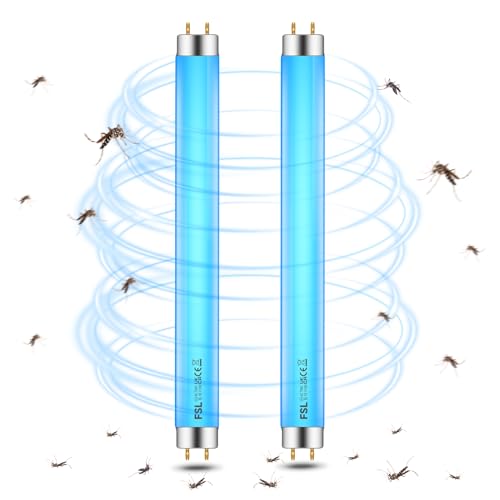 CLCXBSR BL T8 F10W Tubo de recambio para matamoscas, 13 pulgadas, Bombilla UV 365 nm para matainsectos eléctrico | Compatible con matainsectos electrónico, trampa para moscas y lámpara antiinsectos