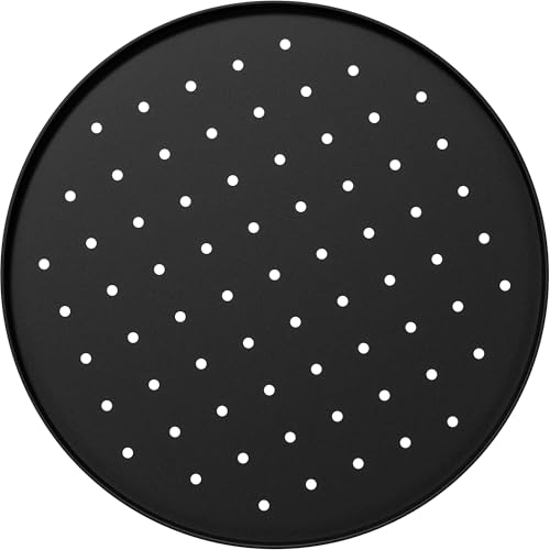 BALI OUTDOORS Charcoal Pan for Fire Pit, BBQ Grill Charcoal Tray Round, Cast Iron Charcoal Fire Pan and Heavy Duty, Black