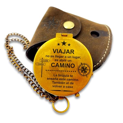 Lasernauten Brújula Personalizada con Grabado Tu Texto