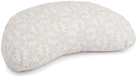 Bodhi | Meditation Cushion Yogi Moon | Crescent Shaped Pillow | M...