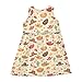 KLL Seamless Cowboy Western Boots Hat Girls' Sleeveless Fashion Sporty Dress Jumper Skirt Summer Clothes 5-6Y