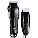 Andis Stylist Combo-Powerful High-speed adjustable clipper blade & T-Outliner T-blade trimmer with fine teeth for dry shaving, outlining and fading With a BeauWis Blade Brush Included (Black)