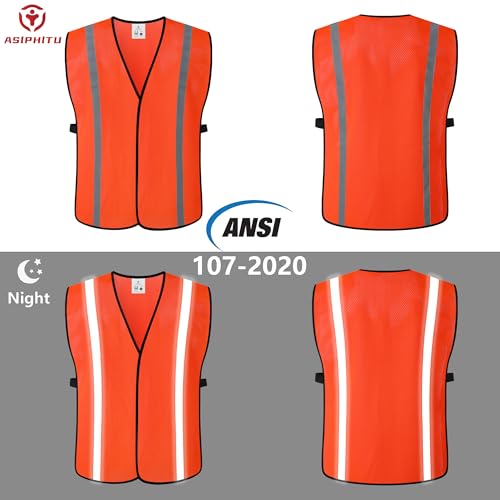 Image of Safety Vest for Men Women Reflective Construction Vest