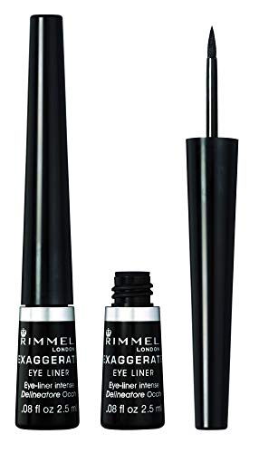 Delineador líquido Rimmel Exaggerate 2 unidades negro miniatura 2