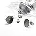 20 Hypo-Allergenic 304 Grade Stainless Surgical Steel Flat Pad Setting Earring Findings with Backs (12mm Pad)