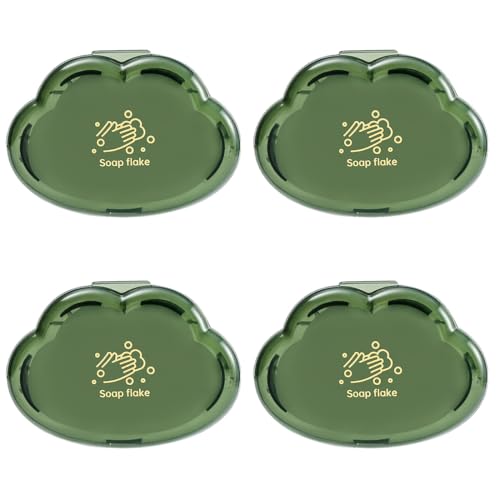 Fogli di Sapone da Viaggio,4 Pezzi 200 Sapone in Fogli, Sapone in Fogli da Viaggio, Fogli di Sapone Portatili Carta da Viaggio da Campeggio USA E Getta Pulito E Igienico Quando Si Esce