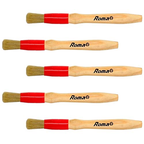 Pincel Redondo para Cola Nº 12 Roma - 5 Unidades