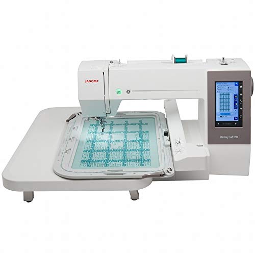 Janome Mc 550E - Macchina Per Ricamare Con 4 Telai Da Ricamo, Ora Con Superficie Da Ricamo Da 360 X 200 Mm = Miglior Rapporto Qualità-Prezzo - 3
