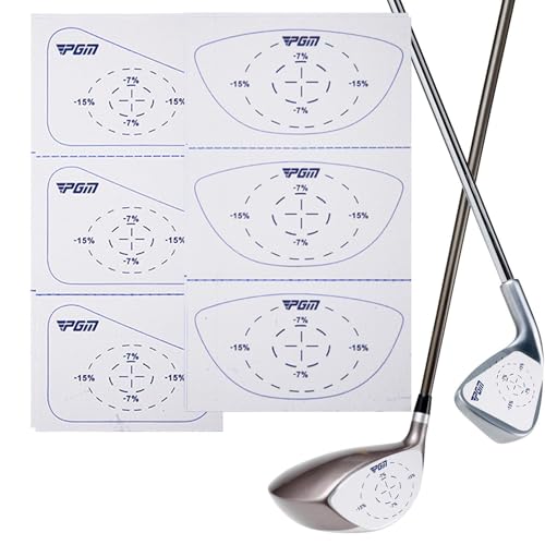ゴルフクラブラベル - 精密インパクトトレーナー、スイング練習補助具 |ウッズ、アイアン、ドライバー、パター、ウェッジ、ハイブリッドクラブの精度を向上させるための効果的なトレーニング器具。距離アライメントパフォーマンスを向上させます。