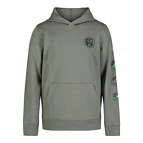 Image of Under Armour Boys' Pullover Hoodie Sweatshirt, Soft & Comfortable Fleece, Outdoor Collection