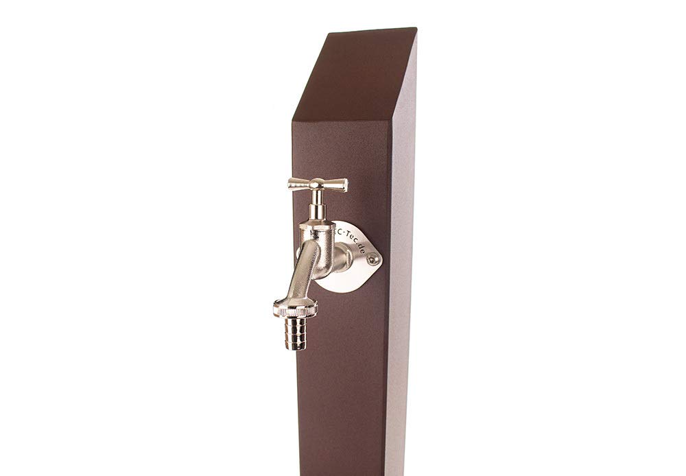 KTC Tec - Colonna d'acqua SRG, SRS, SQS, SQG, con bordo per aiuole
