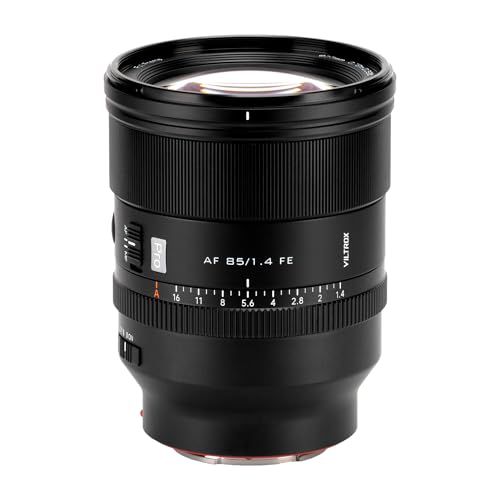 Image of VILTROX 85mm f1.4 Pro FE Lens, AF 85mm f /1.4 FE for Sony E-Mount, Portrait Lens for Sony FE a7iv a7c ii a7rv a9iii zve1 fx3 ev-e10 ii a6700 a6600