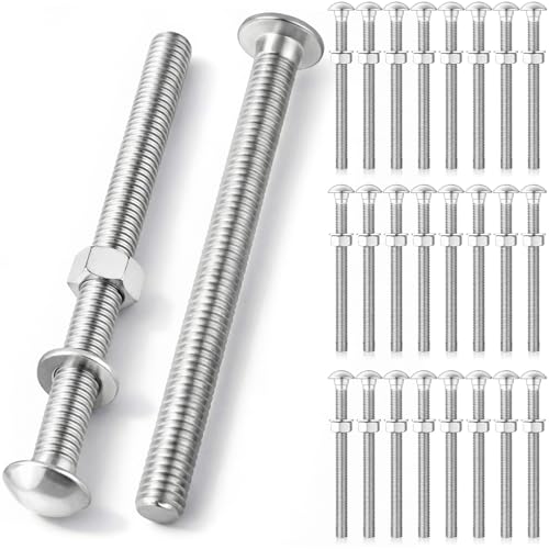 1/2" X 6" 30 Pack Galvanized Carriage Bolt Kit
