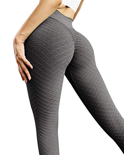 image for MOSHENGQI Women's Ruched Butt Lifting High Waist Yoga Pants Tummy Cont