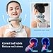 Adjustable Neck Brace, Neck Stretcher Cervical Collar Neck Traction Device for Neck Pain and Support, Neck Protector Forward Head Neck Posture Corrector for Women & Men Cervical Spine Pressure Relief