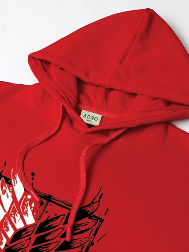 Image of ADRO Mens Attack on Titan Printed Hoodies