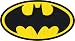Batman - Large Logo - Embroidered Iron On or Sew On Patch / Badge