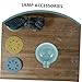 Ciieeo Machine Tool Lampshade Impact Resistant Round Cover for Workbench Light High Light Transmission Decorative Shade for Workshop and Garage Use Compatible with Various Fixtures