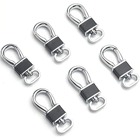 SAIBANGZI Classic all-match leather veneer keychain DIY jewelry buckle pendant buckle keychain Cover