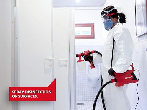 Einhell elektrisches Farbsprühsystem TC-SY 700 S (700 W, halbstationär, mittelgroße bis große Arbeitsflächen, für Lacke und Lasuren)