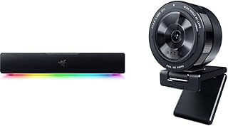 Razer Leviathan V2 X: PC Soundbar with Full-Range Drivers - Compact Design - Chroma RGB & Kiyo Pro Webcam for Streaming, G...
